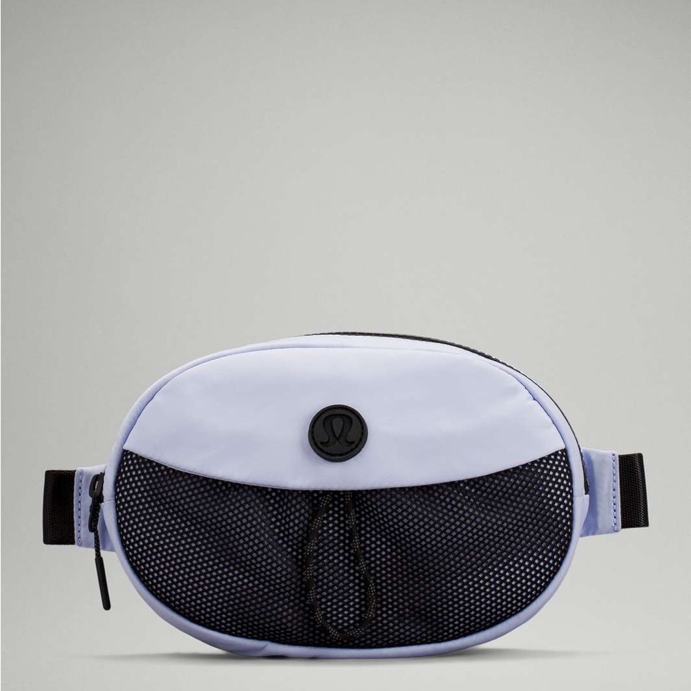 Lululemon Take It On Belt Bag Pastel Blue and Black